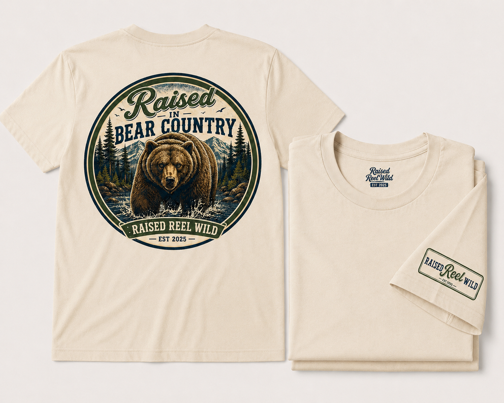 Raised in Bear Country Tee-Family Matching